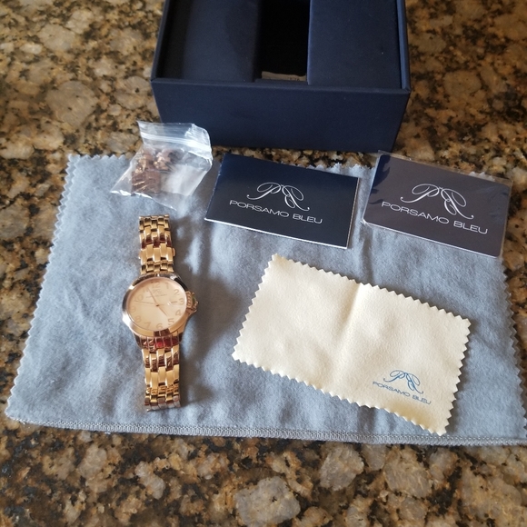 PARSAMO BLEU ROSEGOLD WATCH - Picture 3 of 11